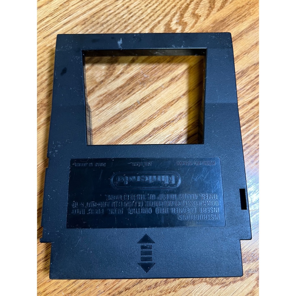 Vintage Nintendo NES-030 Cleaning Cartridge Shell Black Replacement Part Japan